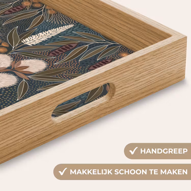 Dienblad - Vogel - Bladeren - Natuur - Illustratie - Groen — 5