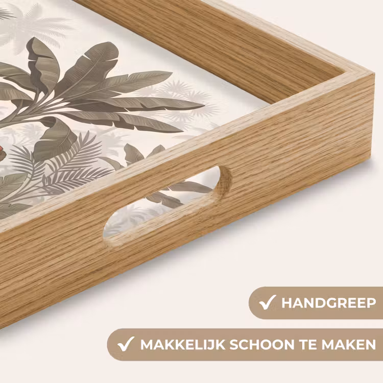 Dienblad - Vogel - Jungle - Tropisch - Illustratie - Groen — 5