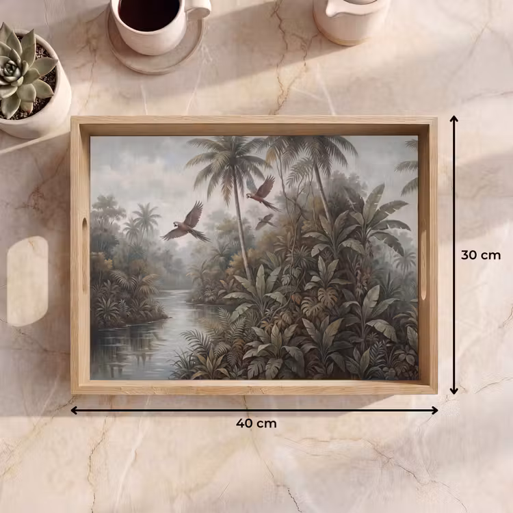 Dienblad - Vogel - Vliegend - Tropisch - Landschap - Klassiek — 9