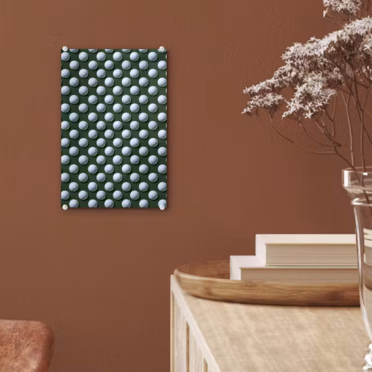 Glas schilderij - Ballen - Golf - Groen — 6