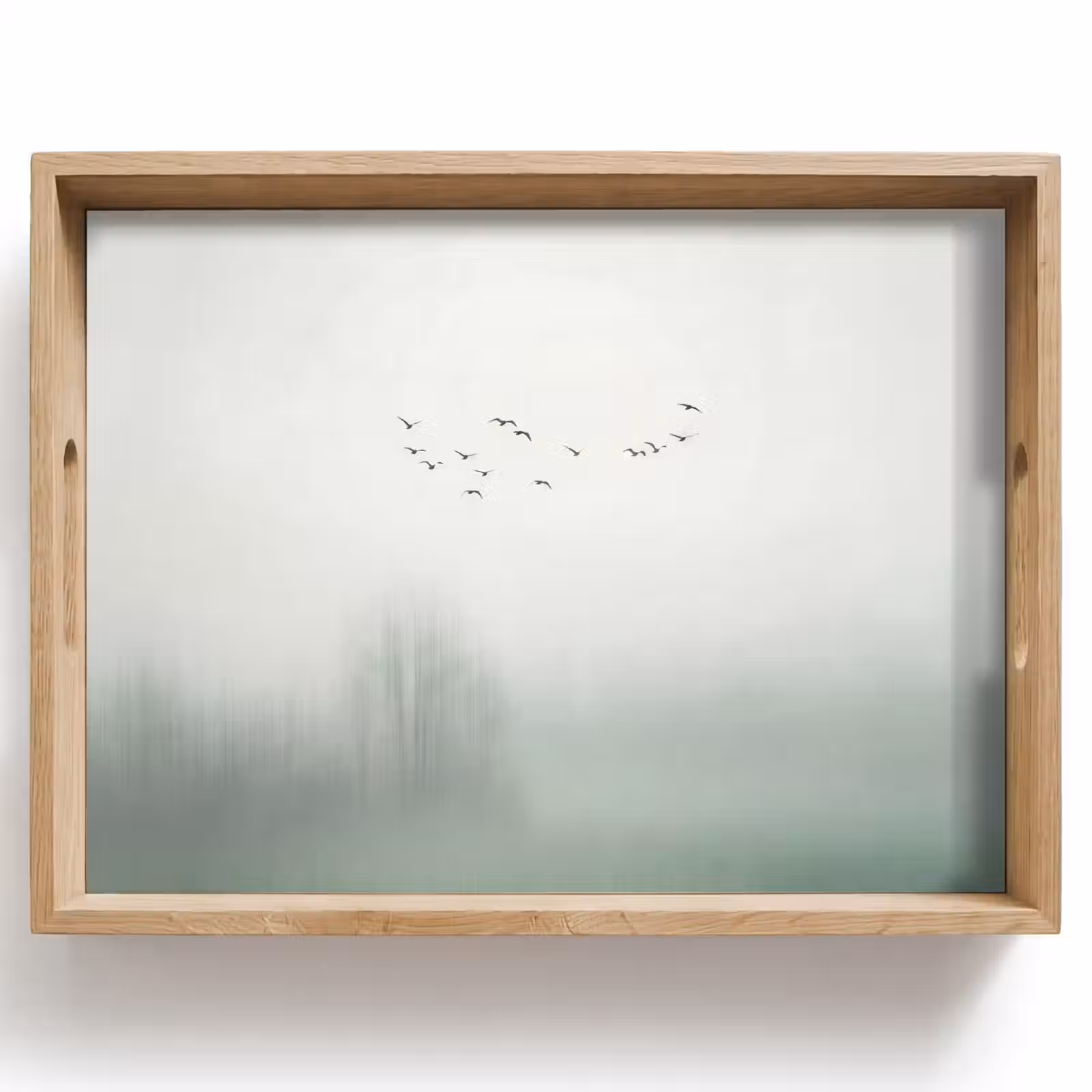 Dienblad - Vogel - Vlucht - Natuur - Minimalistisch — 1