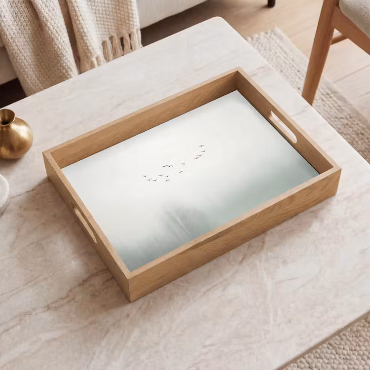 Dienblad - Vogel - Vlucht - Natuur - Minimalistisch — 2