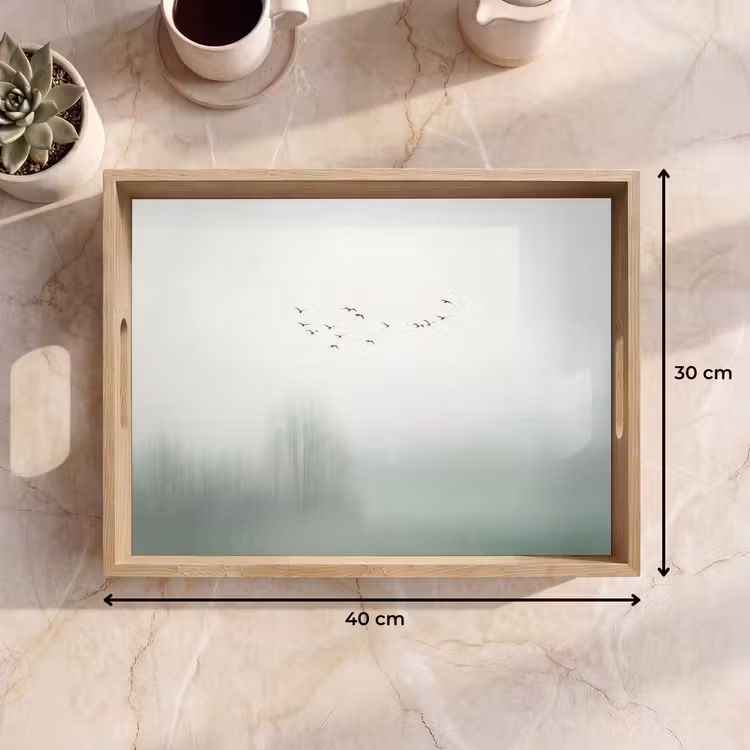 Dienblad - Vogel - Vlucht - Natuur - Minimalistisch — 9