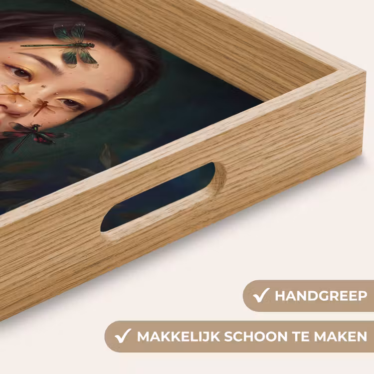 Dienblad - Vrouw - Insecten - Natuur - Portret - Groen — 5