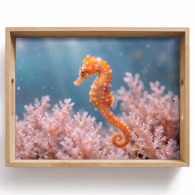 Dienblad - Vis - Koraal - Oceaan - Macro - Oranje — 1