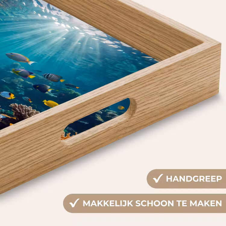 Dienblad - Vis - Koraal - Oceaan - Natuur - Kleurrijk — 5