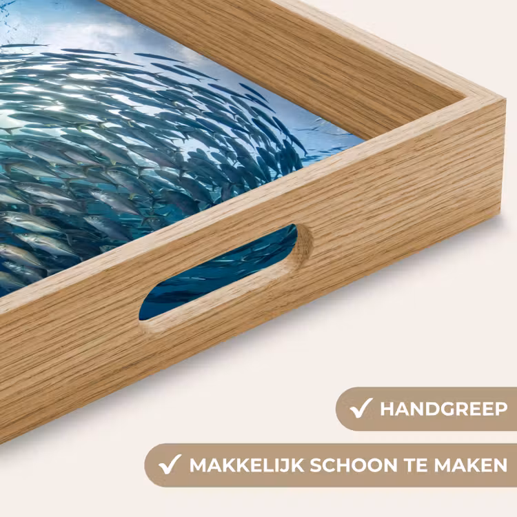 Dienblad - Vis - School - Oceaan - Natuur - Blauw — 5