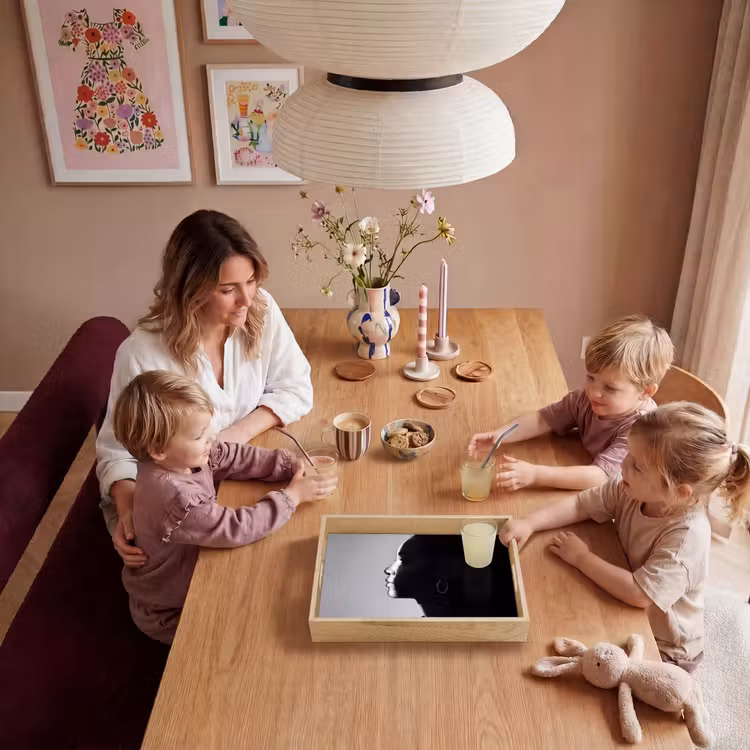 Dienblad - Vrouw - Profiel - Mensen - Zwart-wit — 7