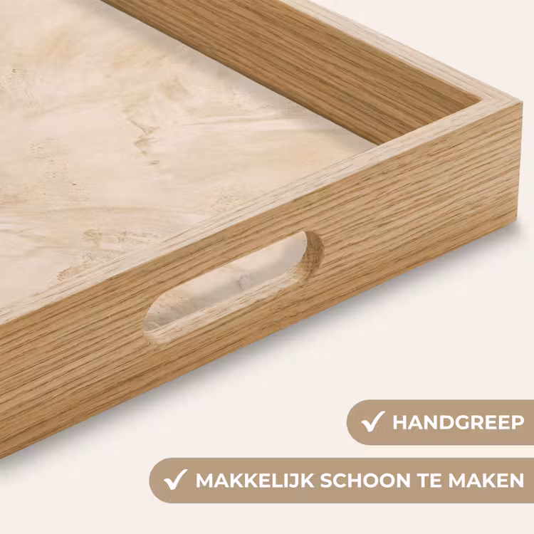 Dienblad - Textuur - Patroon - Abstract - Modern - Beige — 5