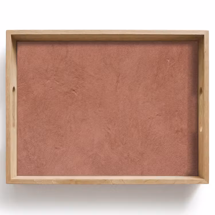 Dienblad - Textuur - Roodbruin - Grof - Modern — 1