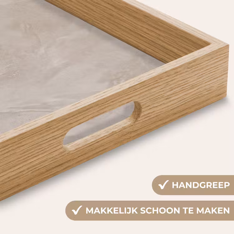 Dienblad - Textuur - Wand - Modern - Beige - Abstract — 5