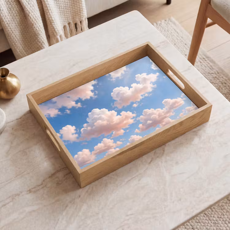 Dienblad - Wolken - Hemel - Natuur - Licht - Blauw — 2