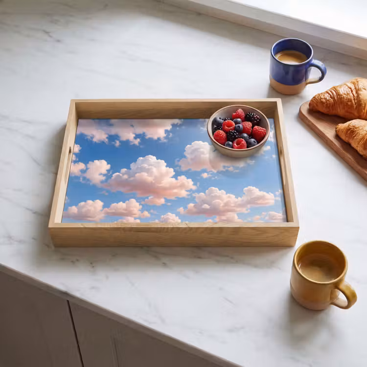 Dienblad - Wolken - Hemel - Natuur - Licht - Blauw — 4