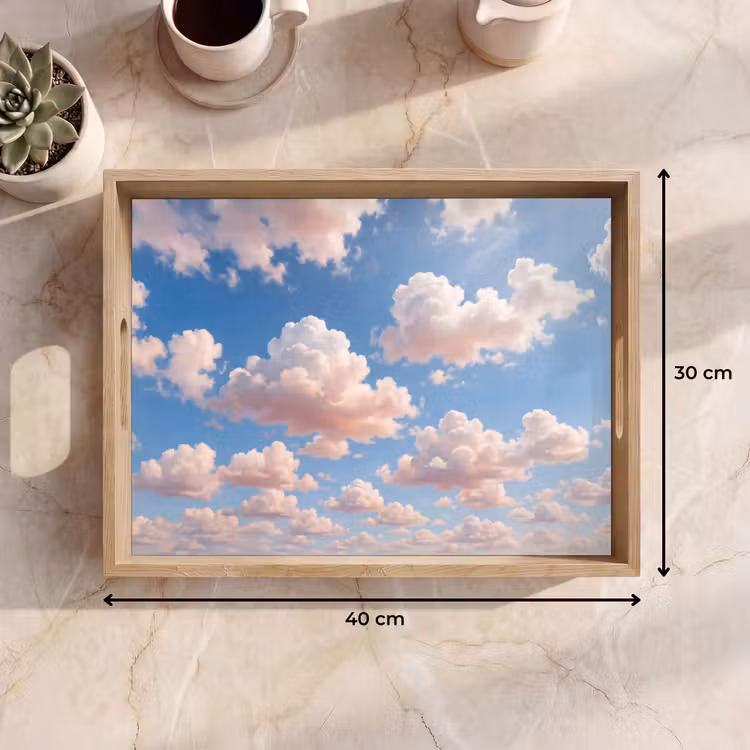 Dienblad - Wolken - Hemel - Natuur - Licht - Blauw — 9