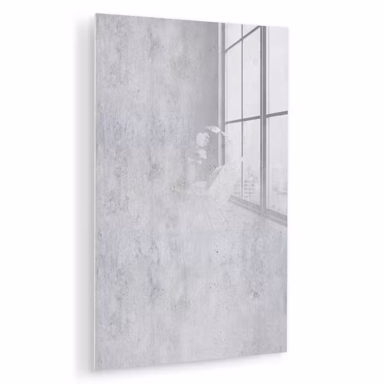 Glas schilderij - Beton - Textuur - Achtergrond - Grijs - Industrieel — 1