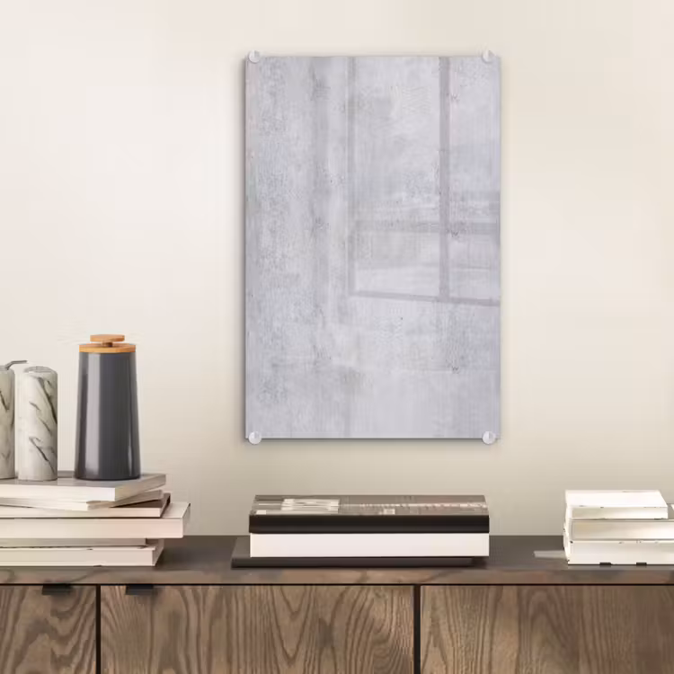 Glas schilderij - Beton - Textuur - Achtergrond - Grijs - Industrieel — 2