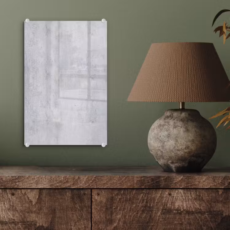 Glas schilderij - Beton - Textuur - Achtergrond - Grijs - Industrieel — 4