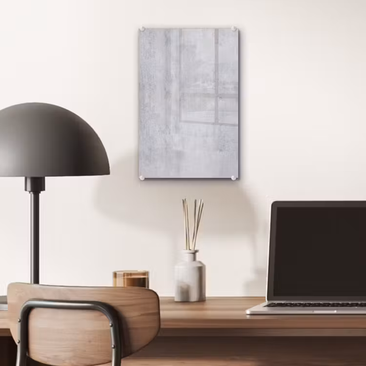 Glas schilderij - Beton - Textuur - Achtergrond - Grijs - Industrieel — 7