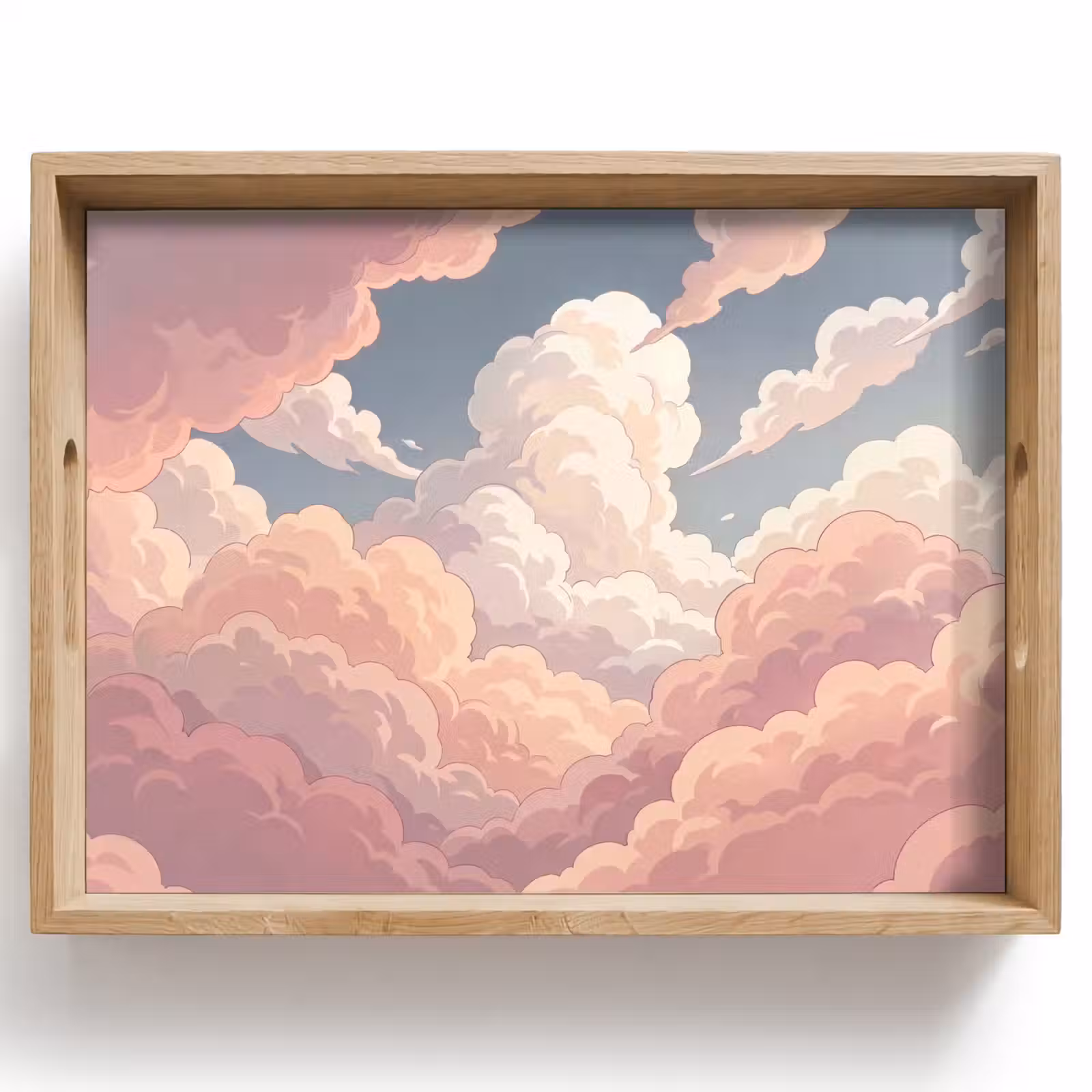 Dienblad - Wolken - Lucht - Natuur - Pastel - Roze — 1
