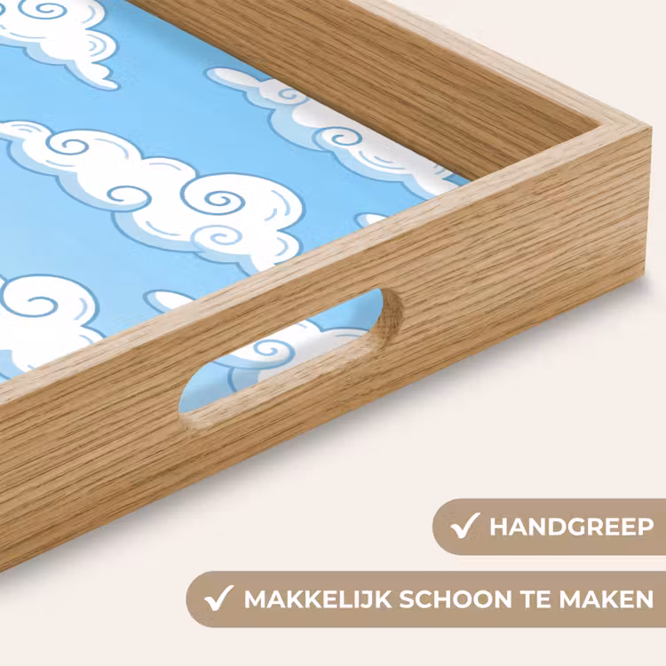 Dienblad - Wolk - Lucht - Cartoon - Blauw - Wit — 5