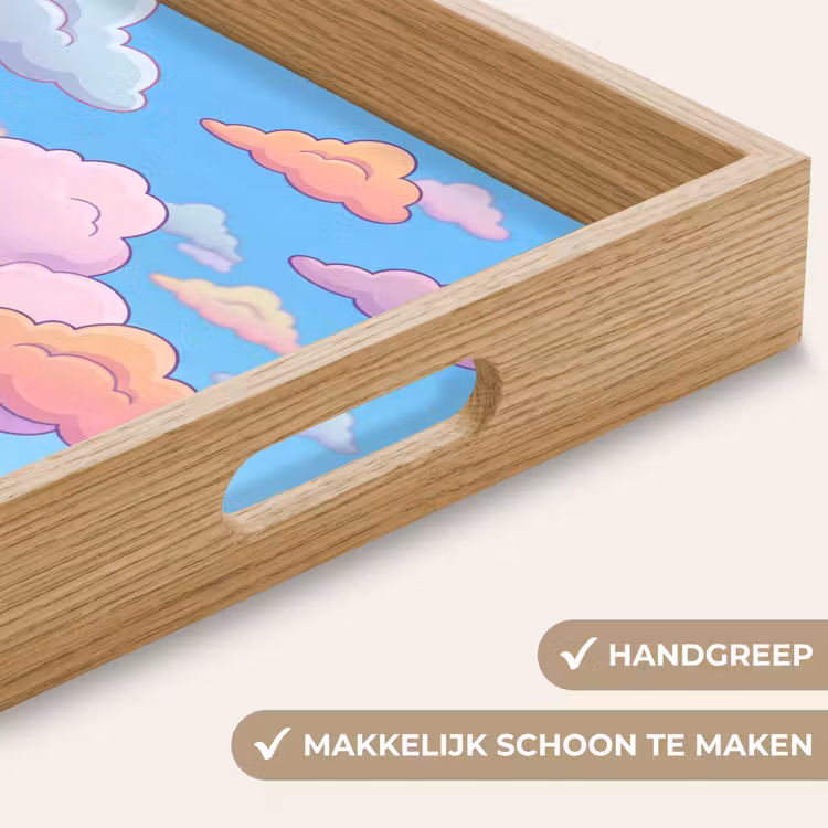Dienblad - Wolk - Lucht - Natuur - Illustratie - Pastel — 5