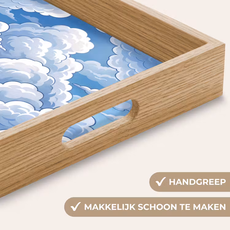 Dienblad - Wolken - Hemel - Abstract - Wit — 5