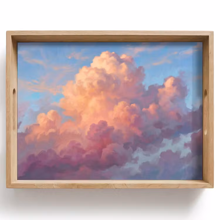 Dienblad - Wolken - Lucht - Natuur - Abstract - Kleurrijk — 1