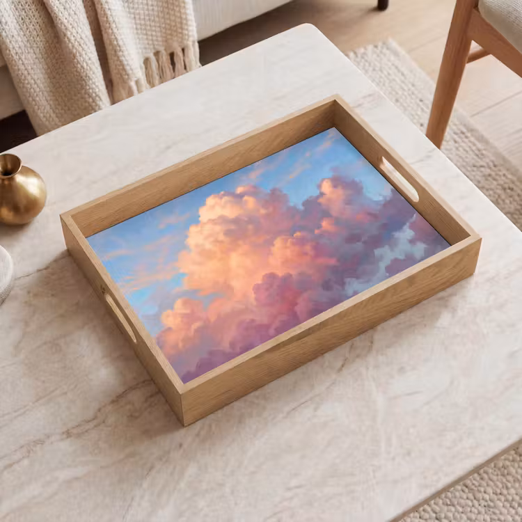 Dienblad - Wolken - Lucht - Natuur - Abstract - Kleurrijk — 2