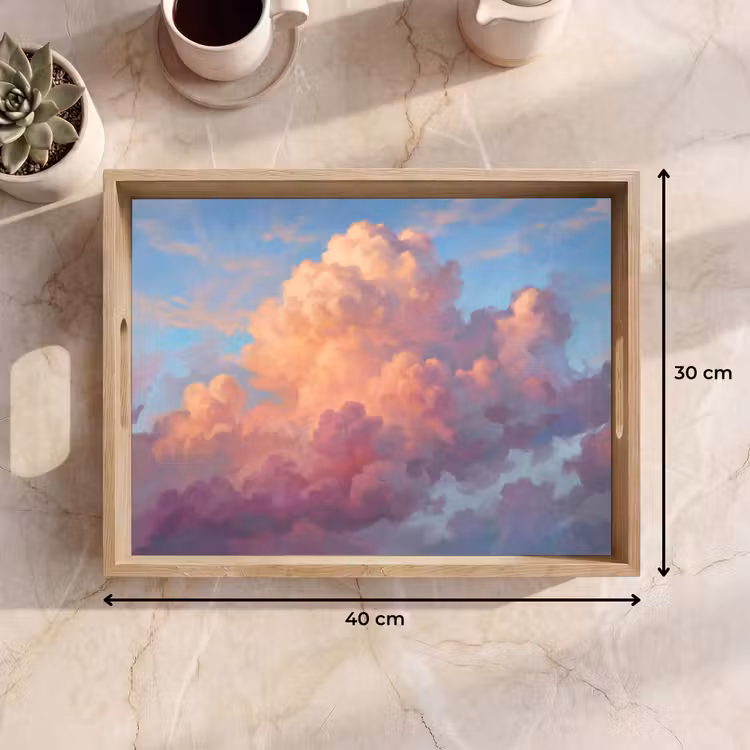 Dienblad - Wolken - Lucht - Natuur - Abstract - Kleurrijk — 9