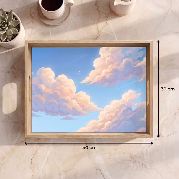 Dienblad - Wolken - Lucht - Natuur - Blauw — 9