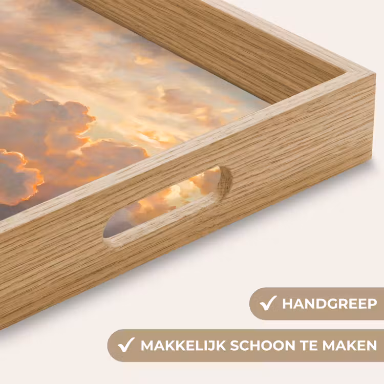 Dienblad - Wolken - Zonsondergang - Natuur - Abstract - Goud — 5