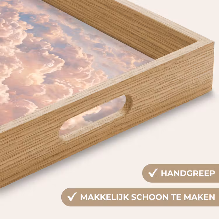 Dienblad - Wolken - Zonsondergang - Natuur - Pastel - Roze — 5