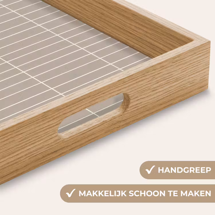 Dienblad - Verticaal - Wandtegel - Licht Beige — 5