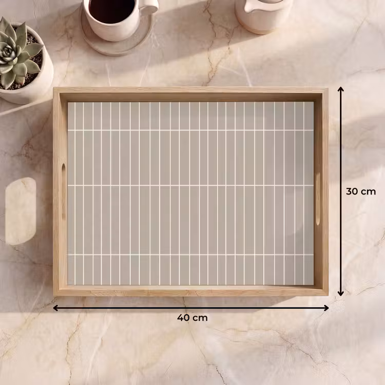 Dienblad - Verticaal - Wandtegel - Licht Beige — 9
