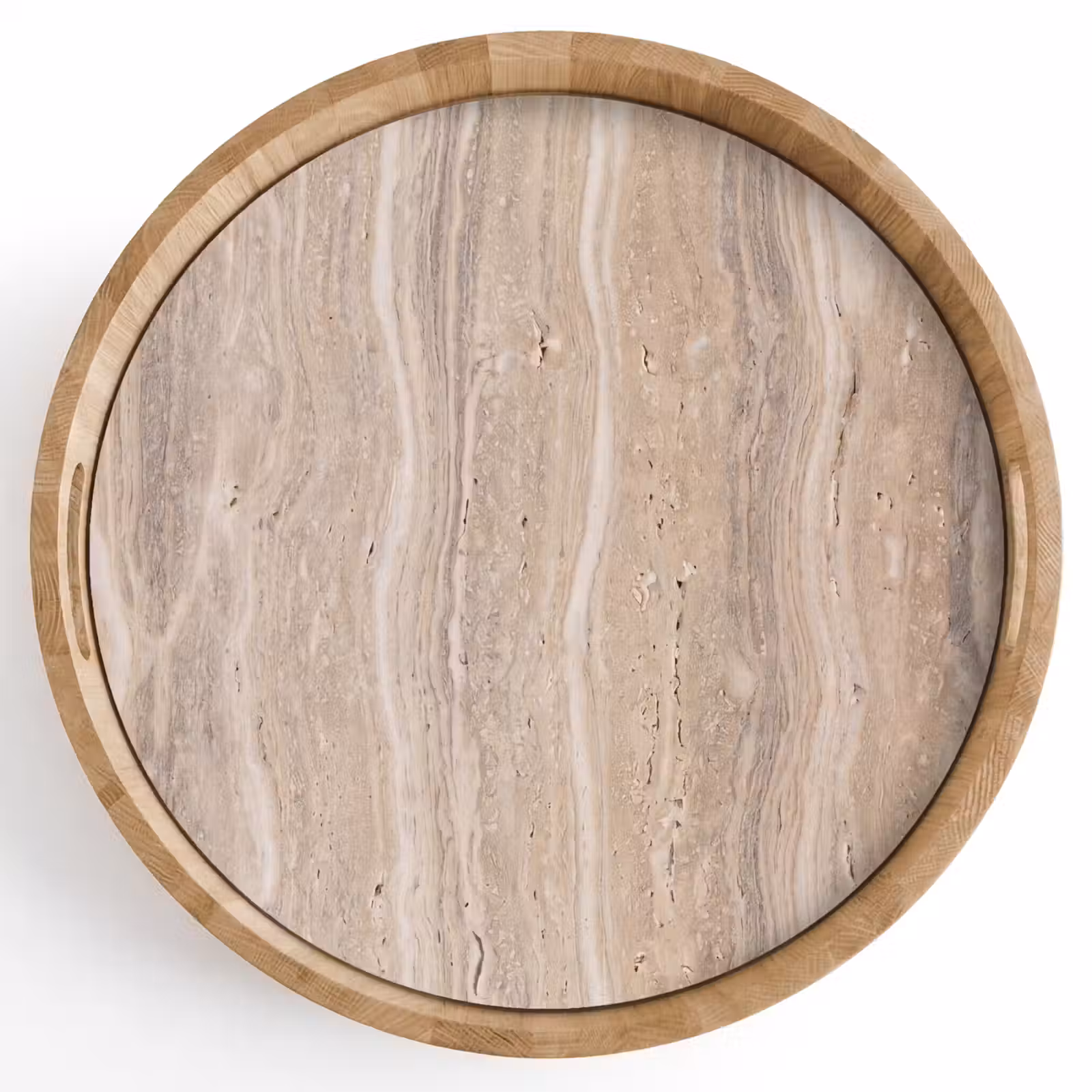 Dienblad - Steen - Patroon - Textuur - Natuurlijk - Beige — 1