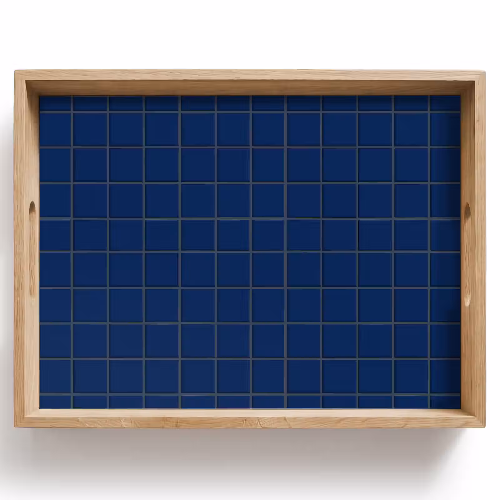 Dienblad - Tegel - Patroon - Blauw — 1