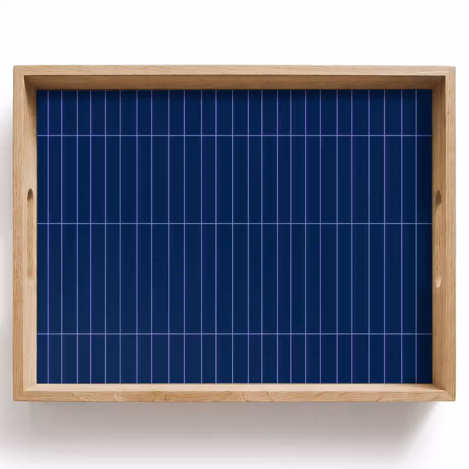 Dienblad - Tegels - Langwerpig - Blauw — 1