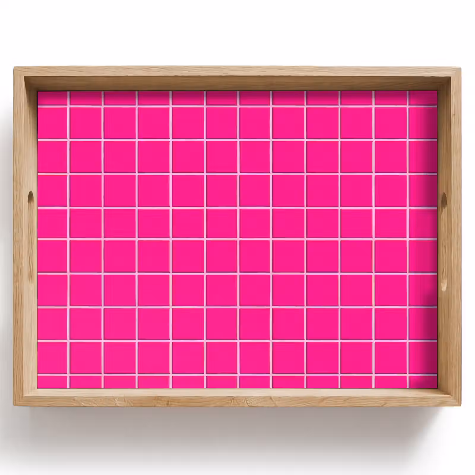 Dienblad - Tegels - Vierkant - Fuchsia — 1