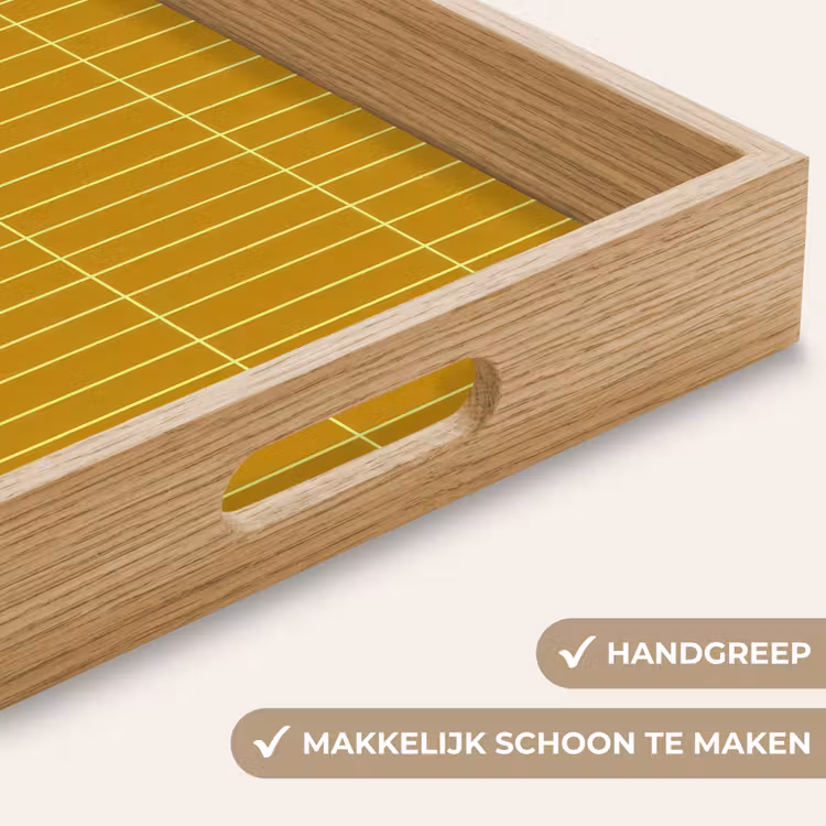 Dienblad - Tegels - Verticaal - Mosterdgeel — 5