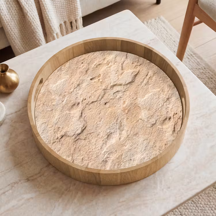 Dienblad - Textuur - Steen - Natuur - Beige — 2