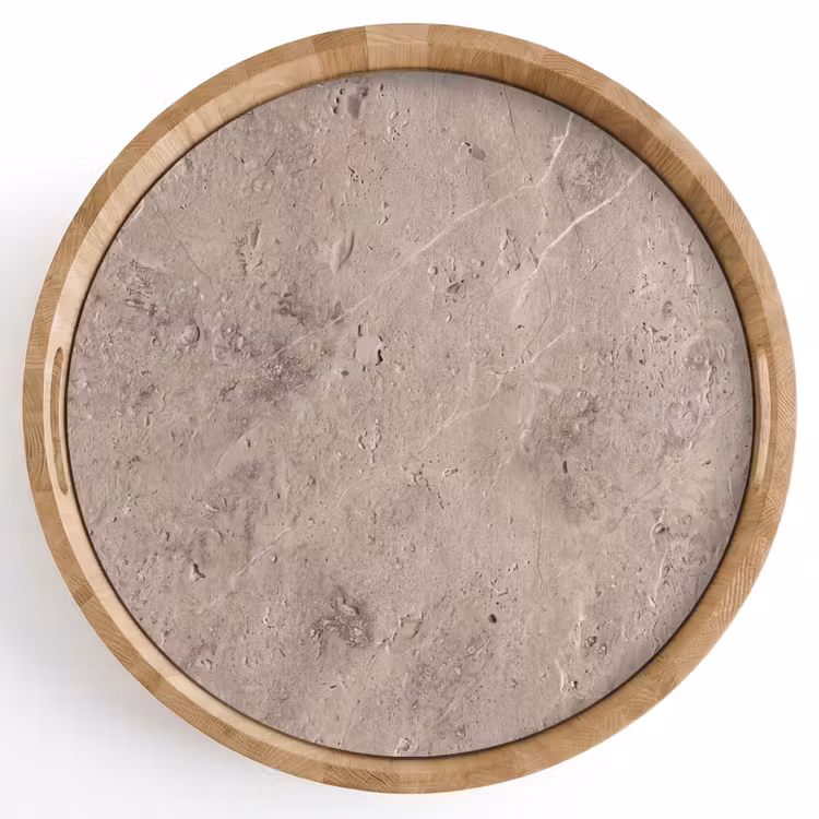 Dienblad - Textuur - Steen - Patroon - Rustiek - Beige — 1