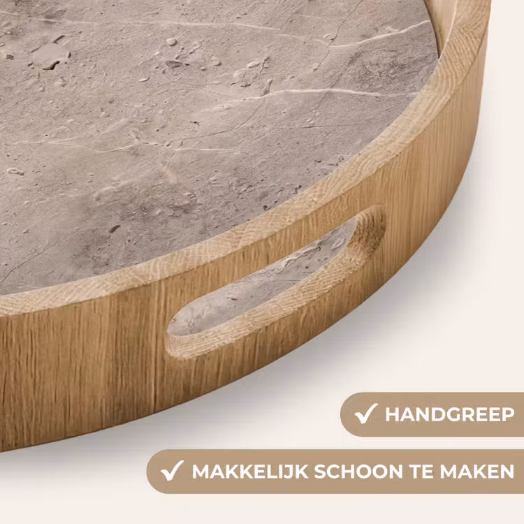 Dienblad - Textuur - Steen - Patroon - Rustiek - Beige — 5