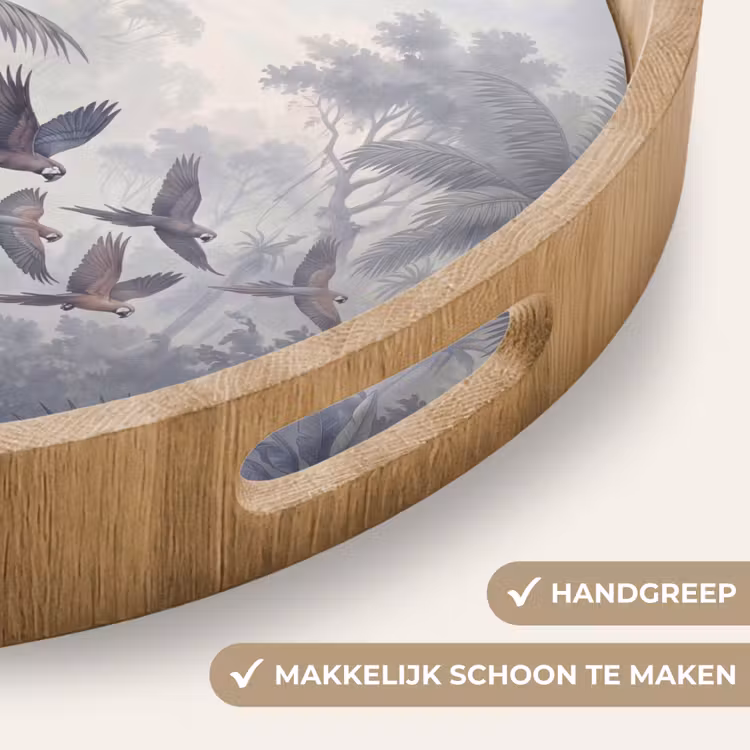 Dienblad - Vogel - Vliegend - Jungle - Vintage - Dieren — 5