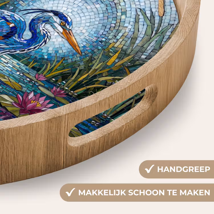 Dienblad - Vogel - Water - Natuur - Abstract - Blauw — 5