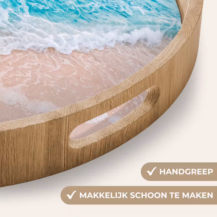 Dienblad - Strand - Zee - Golf - Natuur - Blauw — 5