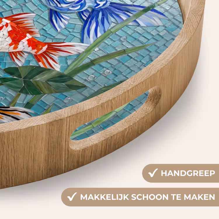 Dienblad - Vis - Mozaïek - Onderwater - Kleurrijk - Dieren — 5