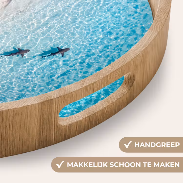 Dienblad - Vis - Oceaan - Strand - Turquoise - Natuur — 5