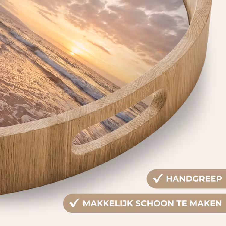 Dienblad - Zee - Kustlijn - Wolken - Landschap - Oranje — 5