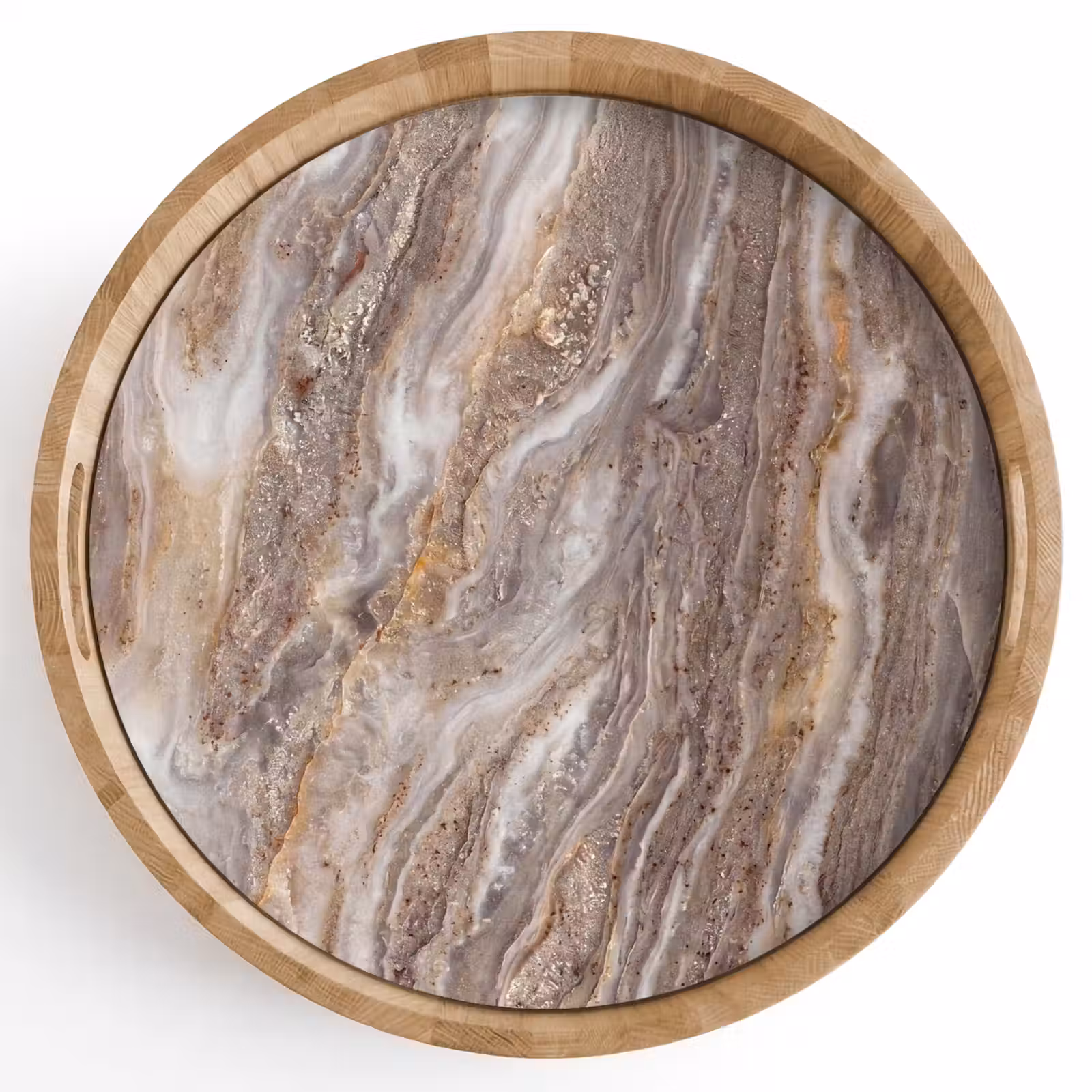 Dienblad - Textuur - Steen - Abstract - Beige — 1