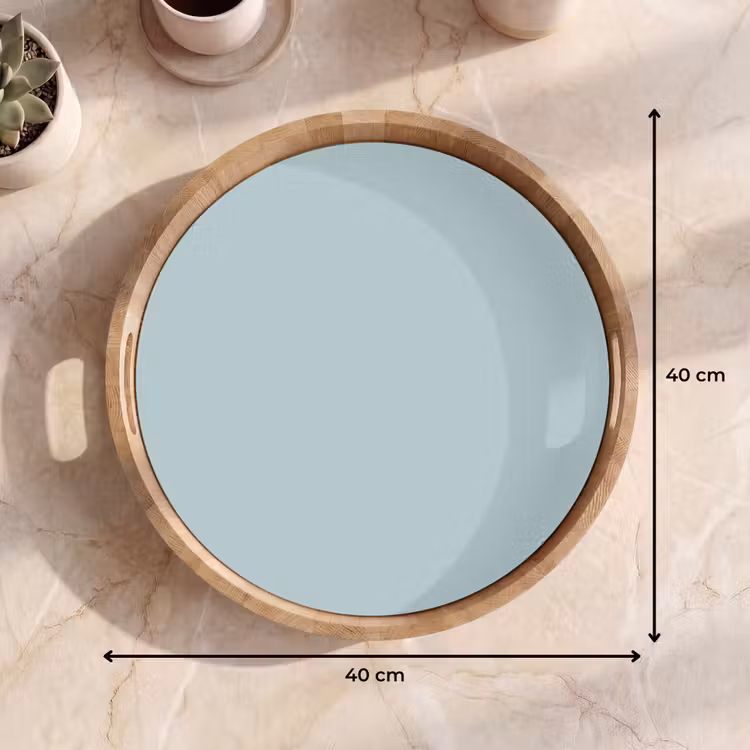 Dienblad - Slate - Blue - Blauw — 9